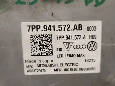 Автозапчастина б/у блок управління світлом для audi q3 (8ub, 8ug) 2.0 tdi посилання на oem iam 7pp941572ab w003t25075 mitsubishi 