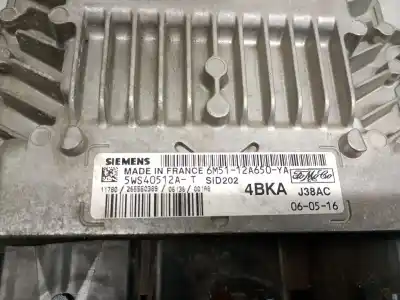 Автозапчастина б/у ебу контролер двигуна для ford focus c-max (cap) 1.8 tdci turbodiesel cat посилання на oem iam 6m5112a650ya 5ws40512at siemens 