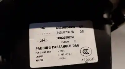 Second-hand car spare part parcel shelf for renault twingo iii (bcm_, bca_) 0.9 tce 90 oem iam references 745l67567r  745l67567r