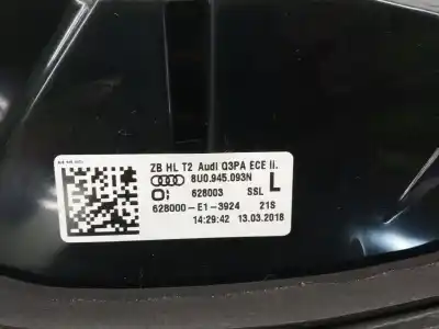 Автозапчасти б/у левый задний фонарь за audi q3 (8ub, 8ug) 2.0 tdi ссылки oem iam 8u0945093n  8u0945093n