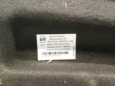 Second-hand car spare part parcel shelf for seat leon (5f1) 1.6 tdi oem iam references 5f4867769a  5f4867769a