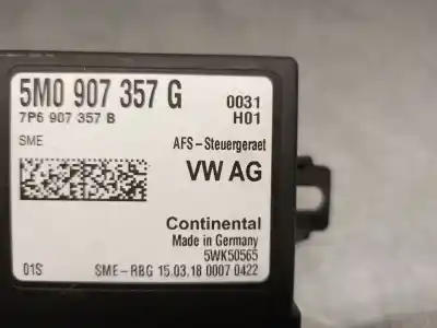 Peça sobressalente para automóvel em segunda mão módulo eletrônico por audi q3 (8ub, 8ug) 2.0 tdi referências oem iam 5m0907357g  