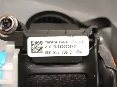 Second-hand car spare part front right seat belt for audi q3 (8ub, 8ug) 2.0 tdi oem iam references 8u0857706c  8u0857706c