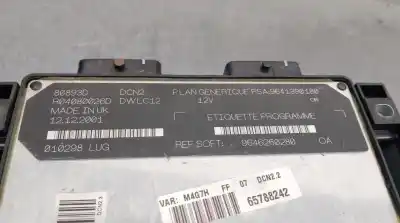 Second-hand car spare part ecu engine control for citroen berlingo 1.9 d multispace oem iam references 9641390180  