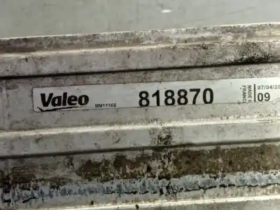 Second-hand car spare part intercooler for renault grand scénic iii (jz0/1_) 1.9 dci oem iam references 818870 mm1116s 144968116r