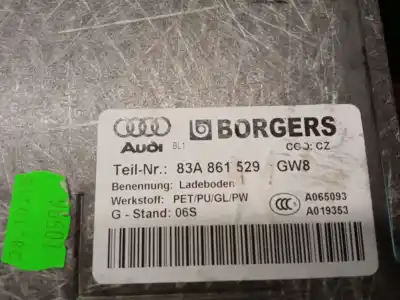 Автозапчастина б/у задній лоток для audi q3 (f3b) 35 tdi посилання на oem iam 83a861529  83a861529