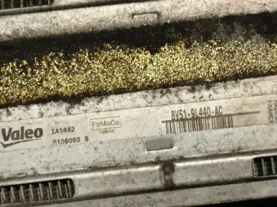 Second-hand car spare part intercooler for ford fiesta (cb1) 1.6 tdci cat oem iam references 8v519l440ac m136093b 1722905