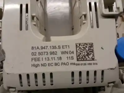 Автозапчасти б/у внутренний свет за audi q3 (f3b) 35 tdi ссылки oem iam 81a947135s  81a947135s