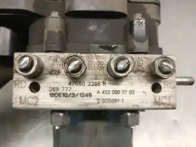 Peça sobressalente para automóvel em segunda mão abs por smart forfour fastback (453) electric drive (453.091) referências oem iam a4539007703  a4539007703