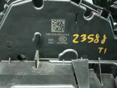 Автозапчастина б/у замок дверей заднього лівого для audi q3 (f3b) 35 tdi посилання на oem iam 5tb837015e  5tb837015e