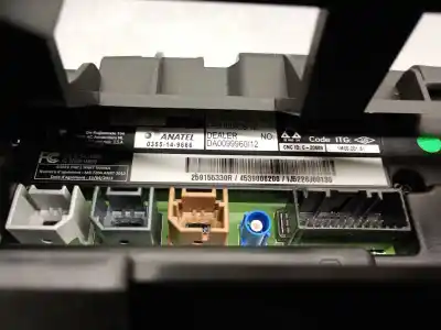 Second-hand car spare part multifunction display for smart forfour fastback (453) electric drive (453.091) oem iam references a4539005102  a4539005102