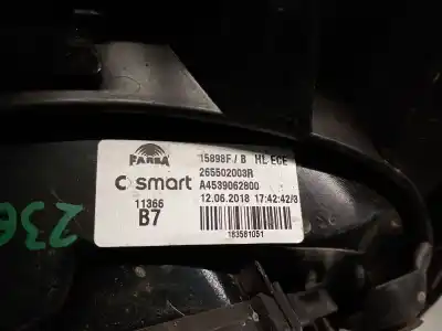 Second-hand car spare part right tailgate light for smart forfour fastback (453) electric drive (453.091) oem iam references a4539062800  a4539062800