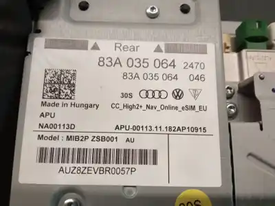 Автозапчастина б/у gps навігаційна система для audi q3 (f3b) 35 tdi посилання на oem iam 83a035064 na00113d 83a035064