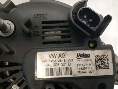 Автозапчастина б/у генератор для seat leon (5f1) 1.6 tdi посилання на oem iam 04l903021d  04l903021d