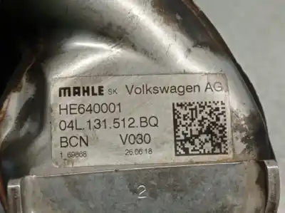 Автозапчастина б/у кулер egr для seat leon (5f1) 1.6 tdi посилання на oem iam 04l131512bq  04l131512bq