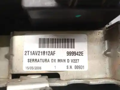 Second-hand car spare part front right door lock for ford transit connect (tc7) 1.8 tdci cat oem iam references 2t1av21812af  2t1av21812af