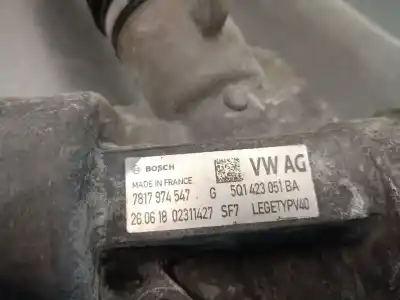 Автозапчастина б/у рульмова рейка для seat leon (5f1) 1.6 tdi посилання на oem iam 5q1423051ba 7817974547 zf 5q1423055mx
