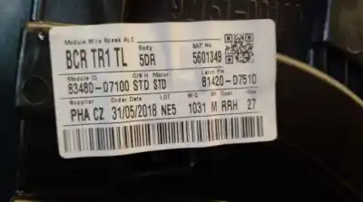 Автозапчастина б/у регулятор скла заднього правого для hyundai tucson (tl, tle) 1.7 crdi посилання на oem iam 83480d7100  83481d7000