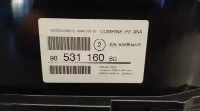 Автозапчастина б/у панель інструментів для peugeot 2008 ii (ud_, us_, uy_, uk_) 1.2 puretech 100 посилання на oem iam 9853116080  9853116080