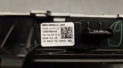 Pièce détachée automobile d'occasion commande de climatisation / chauffage pour peugeot 2008 ii (ud_, us_, uy_, uk_) 1.2 puretech 100 références oem iam 98531848xu  98531848xu