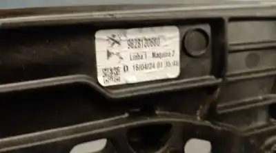 Second-hand car spare part passenger side right window regulator for peugeot 2008 ii (ud_, us_, uy_, uk_) 1.2 puretech 100 oem iam references 9828130680  9828130680