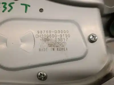 Автозапчастина б/у двигатель заднього склоочисника для hyundai tucson (tl, tle) 1.7 crdi посилання на oem iam 98700d3000  98700d3000