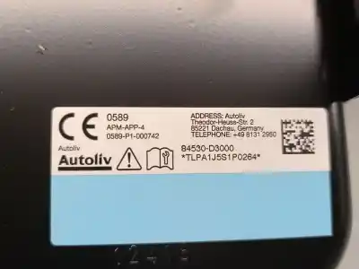 Автозапчастина б/у передня права подушка безопасности для hyundai tucson (tl, tle) 1.7 crdi посилання на oem iam 84530d3000  84530d3000