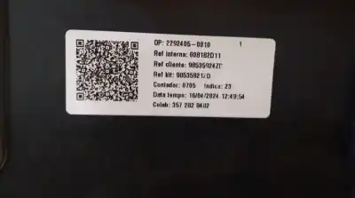 Автозапчастина б/у обработка передніх правіх дверей для peugeot 2008 ii (ud_, us_, uy_, uk_) 1.2 puretech 100 посилання на oem iam 98535924zd  98535924zd