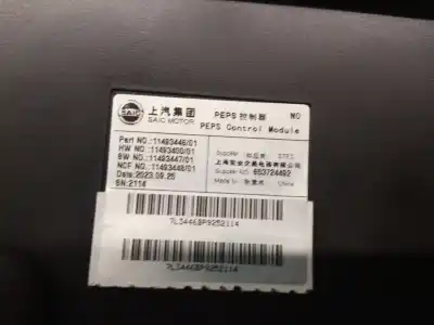 Second-hand car spare part electronic module for mg rover mg hs 1.5 t (sas23) oem iam references 11493446  653724492