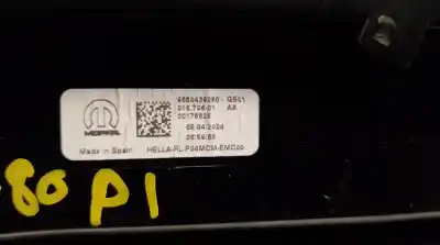 Автозапчасти б/у левый задний фонарь за peugeot 2008 ii (ud_, us_, uy_, uk_) 1.2 puretech 100 ссылки oem iam 9850439280  9850439280