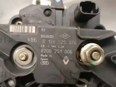 Автозапчасти б/у генератор за renault laguna ii (bg0) 1.9 dci diesel ссылки oem iam 8200251006 0124525076 bosch 8200251006