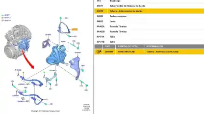 Peça sobressalente para automóvel em segunda mão tubo por ford puma 1.0 ecoboost cat referências oem iam h6bg6k679aa  h6bg6k679ab