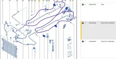 Автозапчастина б/у труба для renault twingo iii (bcm_, bca_) 0.9 tce 90 посилання на oem iam 924549329r  924549329r