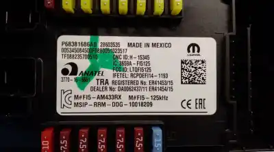Peça sobressalente para automóvel em segunda mão caixa de fusíveis e relés por jeep compass (mp, m6, mv, m7) 2.0 crd 4x4 referências oem iam p68381686ab  