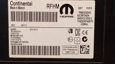 Piesă de schimb auto la mâna a doua modul electrotic pentru jeep compass (mp, m6, mv, m7) 2.0 crd 4x4 referințe oem iam p68250322ad  68250322ad