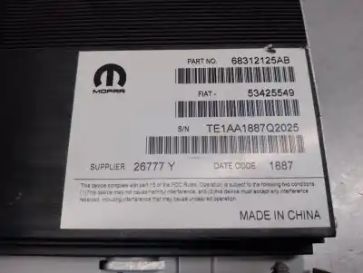 Автозапчастина б/у антенний підсилювач для jeep compass (mp, m6, mv, m7) 2.0 crd 4x4 посилання на oem iam 68312125ab  68312125ab