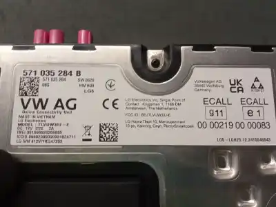Peça sobressalente para automóvel em segunda mão módulo eletrônico por seat leon sp kl / sfdxdex0 1.5 leon sp referências oem iam 571035284b  571035284b