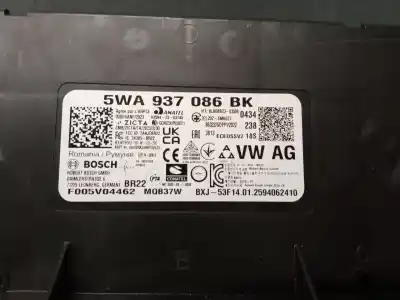 Peça sobressalente para automóvel em segunda mão módulo eletrônico por seat leon sp kl / sfdxdex0 1.5 leon sp referências oem iam 5wa937086bk  f005v04462 bosch