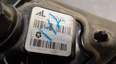 Peça sobressalente para automóvel em segunda mão farolim traseiro esquerdo por jeep compass (mp, m6, mv, m7) 2.0 crd 4x4 referências oem iam p55112685aa  55112685aa