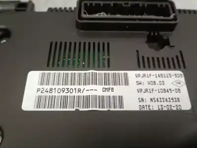 Peça sobressalente para automóvel em segunda mão quadrante por renault captur ii (hf_) lpg (hfmt) referências oem iam 248109301r  248109301r