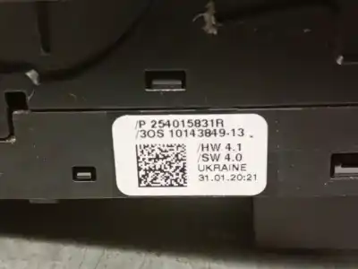 Автозапчасти б/у выключатель левого переднего окна за renault captur ii (hf_) lpg (hfmt) ссылки oem iam 254015831r  254015831r