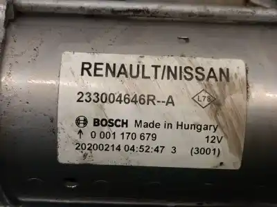 Автозапчастина б/у двигун запускається для renault captur ii (hf_) lpg (hfmt) посилання на oem iam 233004646r 0001170679 bosch 233004646r