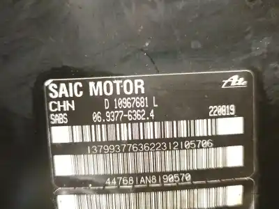 Pezzo di ricambio per auto di seconda mano servo freio per mg rover mg zs suv 1.0 t-gdi riferimenti oem iam 10967681 06937763624 ate 