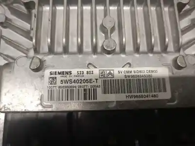 Second-hand car spare part ecu engine control for peugeot 407 sw (6e_, 6d_) 2.0 hdi 135 oem iam references 9655041480 5ws40205et siemens 9655041480