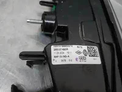 Second-hand car spare part right tailgate light for renault captur ii (hf_) tce 90 (hfm6) oem iam references 265507490r  