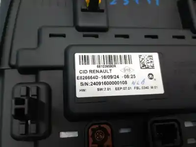 Peça sobressalente para automóvel em segunda mão display gps / multimídia por renault captur ii (hf_) tce 90 (hfm6) referências oem iam 681039590r  681039590r