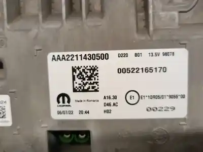 Peça sobressalente para automóvel em segunda mão quadrante por fiat 500 (312_) electric (ev) referências oem iam 00522165170  52216517