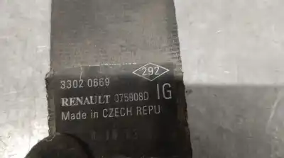 Автозапчастина б/у задній лівий ремін безпеки для renault kangoo (f/kc0) 1.2 16v посилання на oem iam 075908d  8200700337