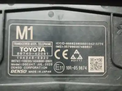Автозапчасти б/у электронный модуль за toyota rav 4 v (_a5_, _h5_) 2.5 hybrid awd (axah54) ссылки oem iam 8674042081  1043486920