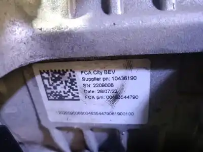 Second-hand car spare part complete engine for fiat 500 (312_) electric (ev) oem iam references 46348460 2209008 